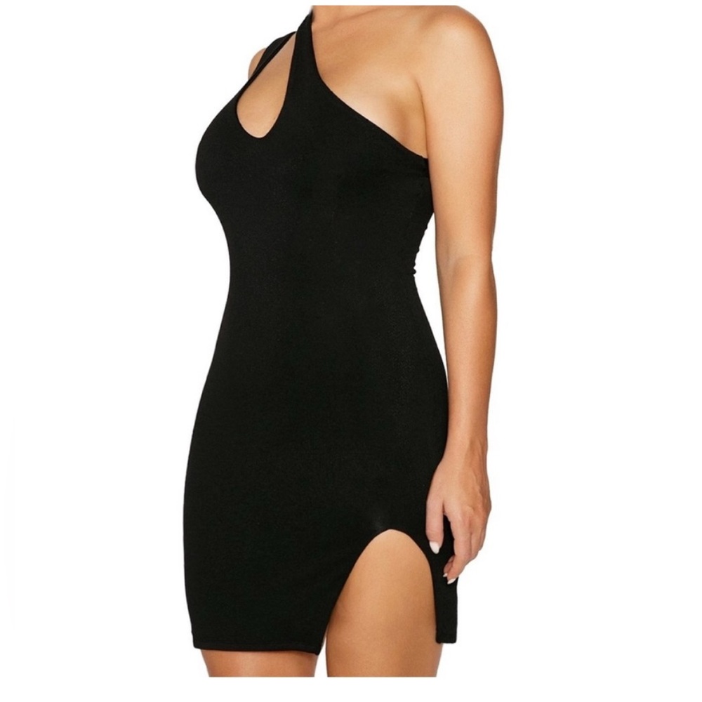 New Naked Wardrobe Women Brown Mini Dress Size Medium - Picture 9 of 12